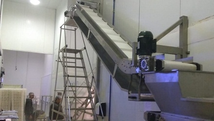 Projeto de Esteiras Saída Túnel de Congelamento